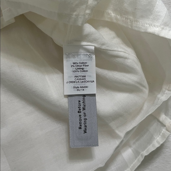 J. Crew White Textured Camisole Top - Picture 6 of 7